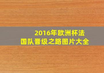 2016年欧洲杯法国队晋级之路图片大全