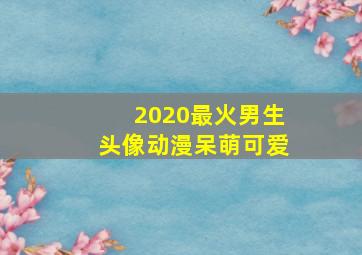 2020最火男生头像动漫呆萌可爱