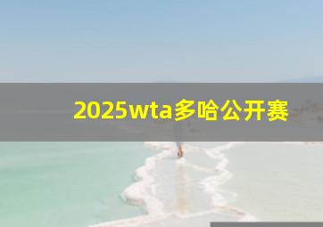 2025wta多哈公开赛