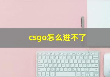 csgo怎么进不了