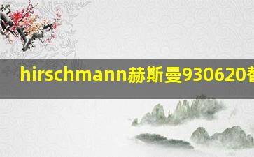 hirschmann赫斯曼930620替代品