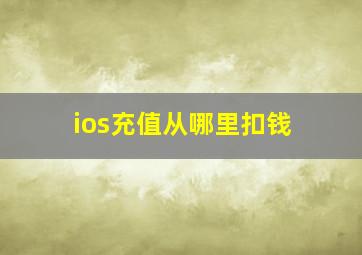 ios充值从哪里扣钱