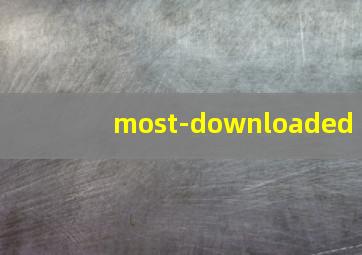 most-downloaded