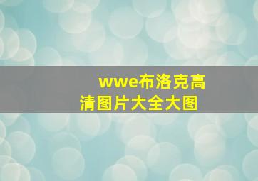 wwe布洛克高清图片大全大图