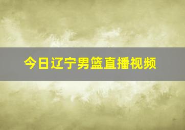 今日辽宁男篮直播视频