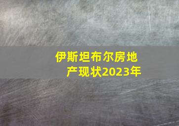 伊斯坦布尔房地产现状2023年