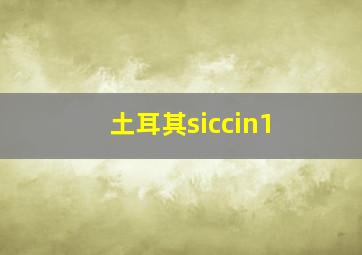 土耳其siccin1