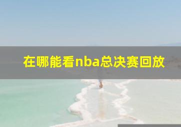 在哪能看nba总决赛回放