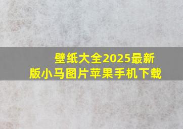 壁纸大全2025最新版小马图片苹果手机下载