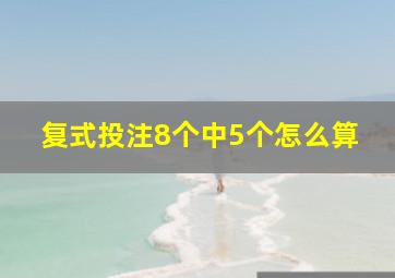 复式投注8个中5个怎么算