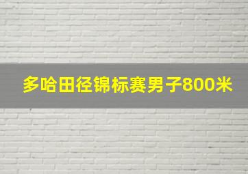 多哈田径锦标赛男子800米