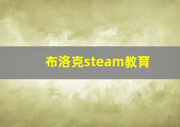 布洛克steam教育