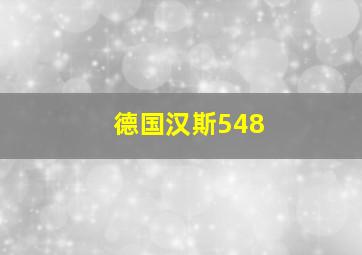 德国汉斯548