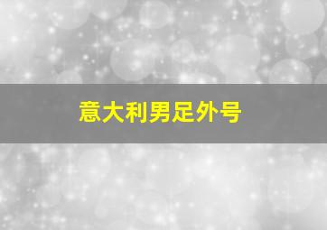 意大利男足外号