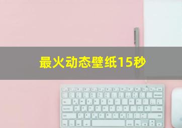 最火动态壁纸15秒