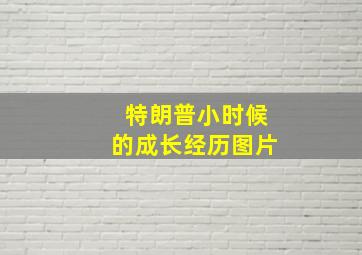 特朗普小时候的成长经历图片