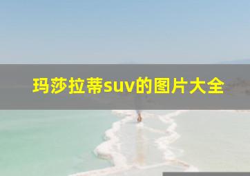 玛莎拉蒂suv的图片大全