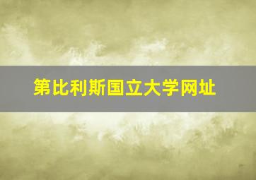 第比利斯国立大学网址