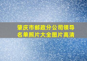 肇庆市邮政分公司领导名单照片大全图片高清