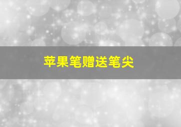 苹果笔赠送笔尖