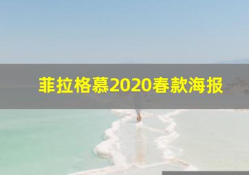 菲拉格慕2020春款海报