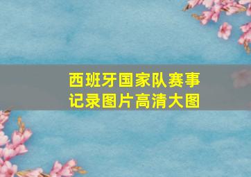 西班牙国家队赛事记录图片高清大图