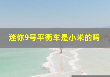 迷你9号平衡车是小米的吗