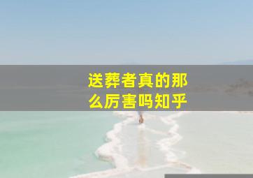 送葬者真的那么厉害吗知乎