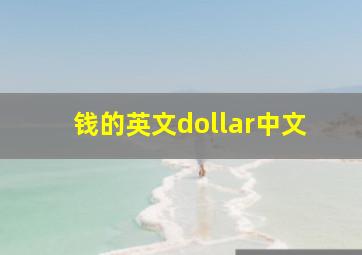 钱的英文dollar中文