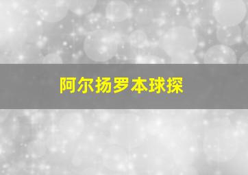 阿尔扬罗本球探