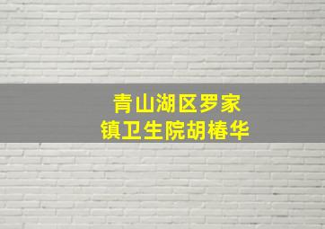 青山湖区罗家镇卫生院胡椿华