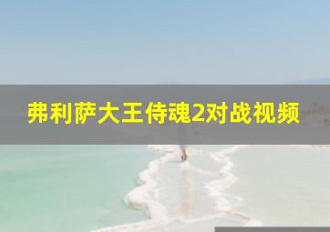 弗利萨大王侍魂2对战视频